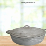 CHẢO GANG ĐÁY BẰNG ĐƯỜNG KÍNH MIỆNG 48CM