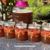 MẬT ONG LÊN MEN TÁO ĐỎ 500G