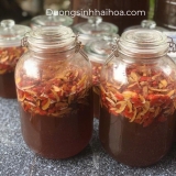 MẬT ONG LÊN MEN TÁO ĐỎ 500G