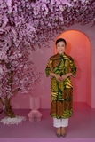 Áo Dài Siêu Lụa Suông Họa Tiết - ADO3SLSB7
