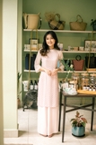 Áo dài cách tân họa tiết ziczac