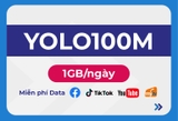 { Trọn Gói 12 Tháng} Sim 4G Vinaphone Yolo100m