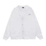 K09-AK2 DKMV Rib Cardigan-Xám