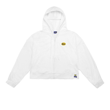 DKMV Hoodie Zip Logo-Trắng