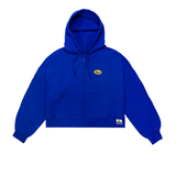 DKMV Hoodie Zip Logo-Xanh biển