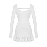 DKMV Cather Dress - Xám trắng