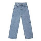 DKMV Thigh Destroyed Jeans-Light Blue