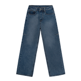 DKMV Thigh Destroyed Jeans-Blue