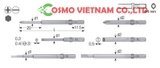 SCREWDRIVER BIT 1,D73+0x2x20x60 | VẶN VÍT VESSEL D73