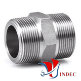 Forged Steel Hex Nipple Threaded End