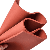 Red Silicone Sponge Rubber Sheet