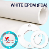 White EPDM Rubber Gasket Sheet