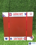 Gạch lát 40x40cm màu đỏ tráng men Gốm Mỹ