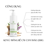 Bigsize - Kem ủ trắng toàn thân Truesky Whitening Body Cream chiết xuất rễ cây cam thảo 200g