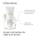 Bigsize - Sữa rửa mặt dưỡng ẩm Truesky Glutathione Cleanser chiết xuất sữa dê 100g