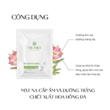 Hộp 10 miếng mặt nạ cấp ẩm và dưỡng trắng Truesky Integrated Mask chiết xuất hoa hồng đá 25g/miếng