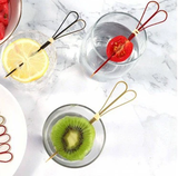 Tăm tre xiên trái cây decor ( Hình tròn, Trái tim, Thắt nút )