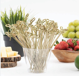 Tăm tre xiên trái cây decor ( Hình tròn, Trái tim, Thắt nút )