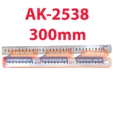 Thước lá inox Asaki AK-2538 30cm chính hãng