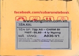 Thùng 50 quyển tập Subaru CHẤM BI 200trang 62gms