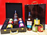 Set quà Tết 2025 - Hộp rượu vang & whiskey đẳng cấp