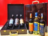 Set quà Tết 2025 - Hộp rượu vang & whiskey đẳng cấp