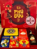Bộ quà tết 2022 - Sét rượu và bánh kẹo