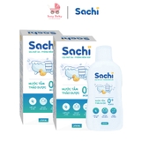 Nước Tắm Thảo Dược SACHI Ngừa Rôm Sảy, Làm Ấm Hỗ Trợ Ngăn Cảm Cúm, Cảm Lạnh Cho Bé