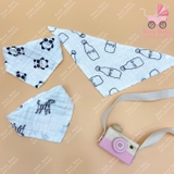 Yếm xô tam giác trắng đen