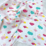 Khăn xô tắm nhăn 4 lớp