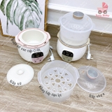 Nồi nấu cháo chậm Bear 0.8 lít