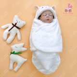 Ủ kén lông kèm mũ hình thú