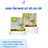 Khăn tắm 3 lớp 100% sợi tre Mipbi 120x120cm