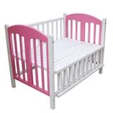Giường cũi 2 in 1 cho bé - gỗ xoan