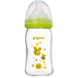 Bình sữa Pigeon thủy tinh Hươu cao cổ/Con ong - 260ml