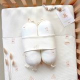 Chặn bông Cotton Jacquard, cotton Waffle Mochee