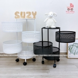 Kệ sắt tròn xoay 360 độ đa năng