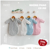 Nhộng phao Hrnee có mũ cho bé