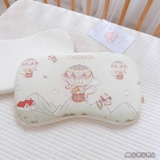 Gối cao su non cotton waffle, Monona cao cấp cho bé MNN149