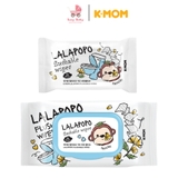 [Chính Hãng] Khăn ướt cao cấp Lalapopo K-mom Tự Hủy Hàn Quốc vân nổi 20 tờ/70 tờ