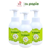 Bọt Rửa Bình Cao Cấp Dr Papie Hương Cam Ngọt Tạo Bọt Lành Tính An Toàn Chiết Xuất Thiên Nhiên 400ml