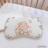 Gối cao su non cotton waffle, Monona cao cấp cho bé MNN149