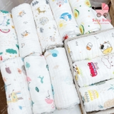 Khăn xô tắm nhăn 4 lớp