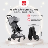 Xe đẩy gấp gọn siêu nhẹ GB FYN PLUS 0177B dây đai bạc
