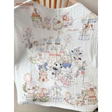 Khăn tắm 6 lớp hoạ tiết Mochee Velva Cổ tích