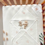 Ủ choàng Cotton Jacquard, Cotton Waffle Mochee