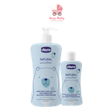 Sữa tắm gội chiết xuất Lô hội & Cúc la mã Chicco Natural Sensation 0M+ cho bé