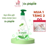 Bọt tắm gội thảo dược Dr.Papie - Sữa tắm gội cho bé từ 6 tháng - 300ML