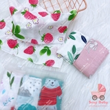 Set 3 khăn muslin tre