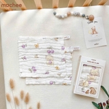 Set 5 khăn sữa vải xô 6 lớp Mochee